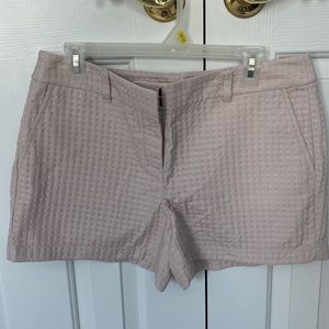 Loft Women’s Polka Dot Chino Shorts, Size 8. Zip Fly Closure.